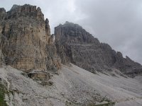 トレ・チーメ ディ・ラヴァレドの岩峰